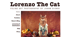 Desktop Screenshot of lorenzothecat.com